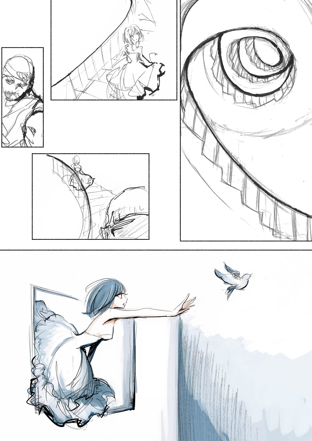 Blue Drawing 試し読み